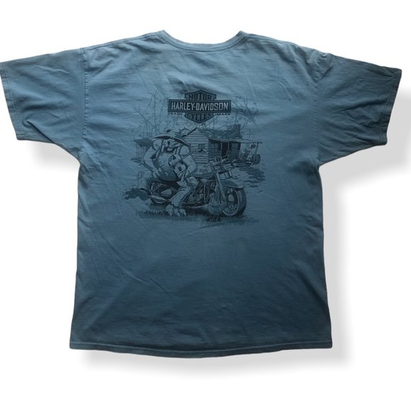 Vintage Harley Davidson | Oversized Hillbilly Tee - Picture 2 of 2
